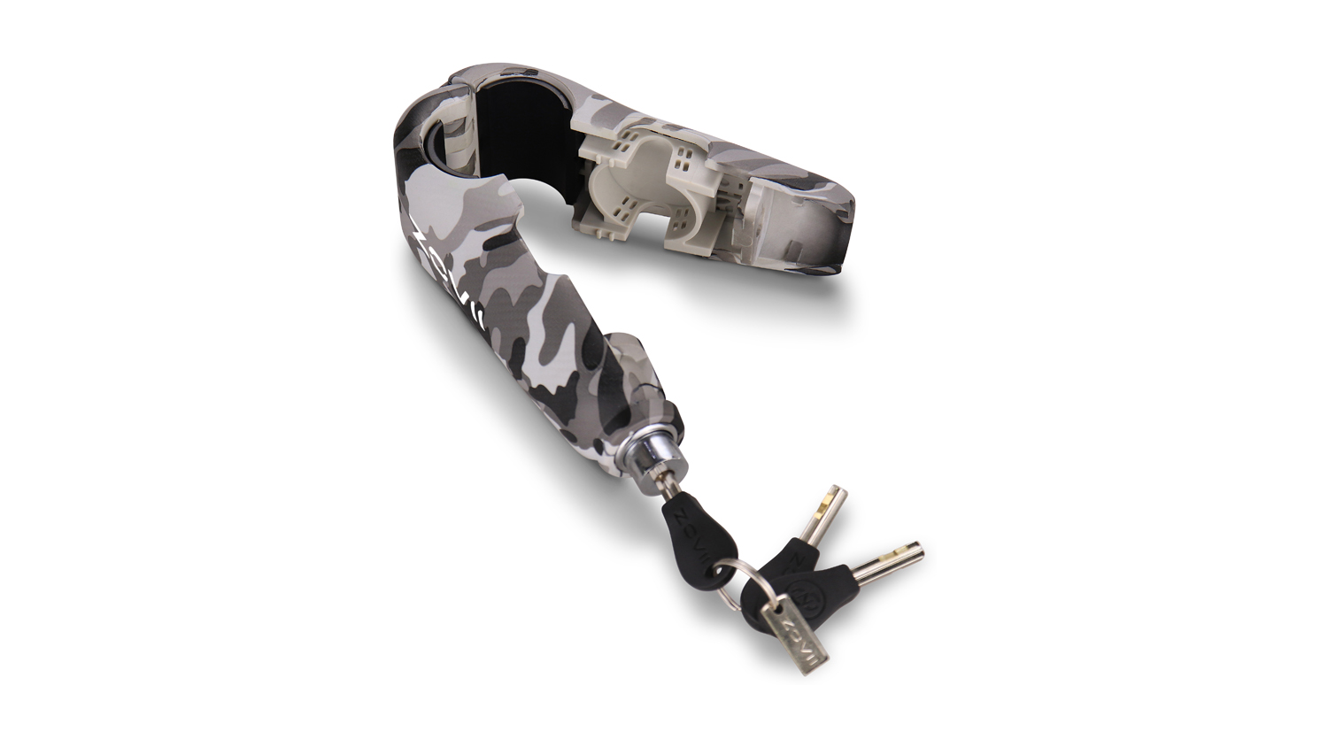 Zovii Alarm Handle Bar Grip Lock - Camo Grey