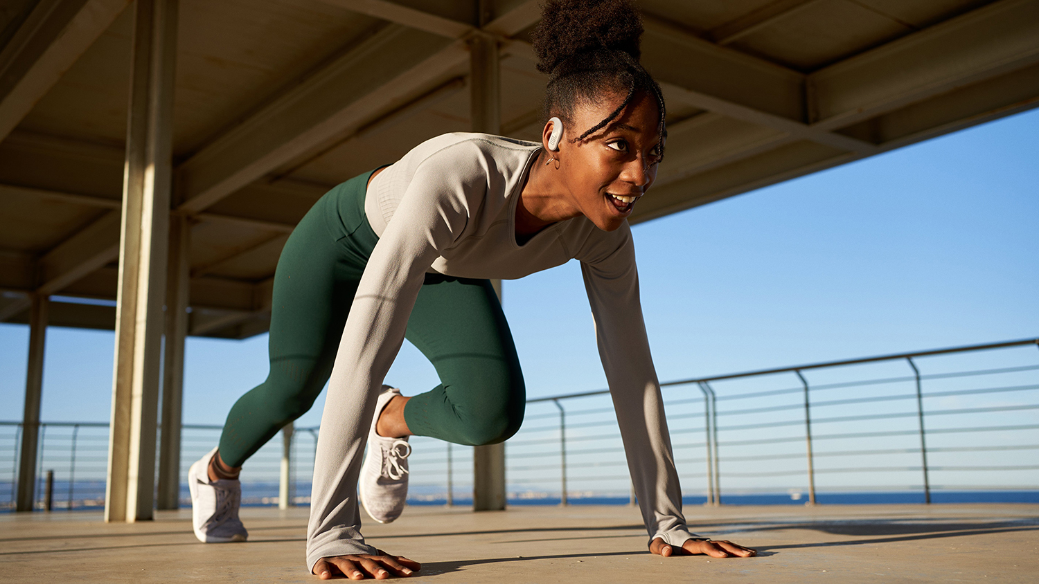 JBL Endurance Peak 3 Sport True Wireless In-Ear Headphones - White