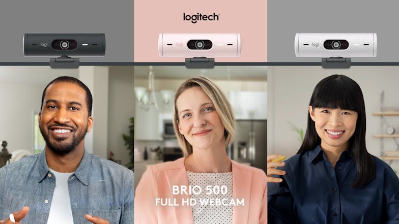 Logitech Brio 500 Full HD Webcam - Rose
