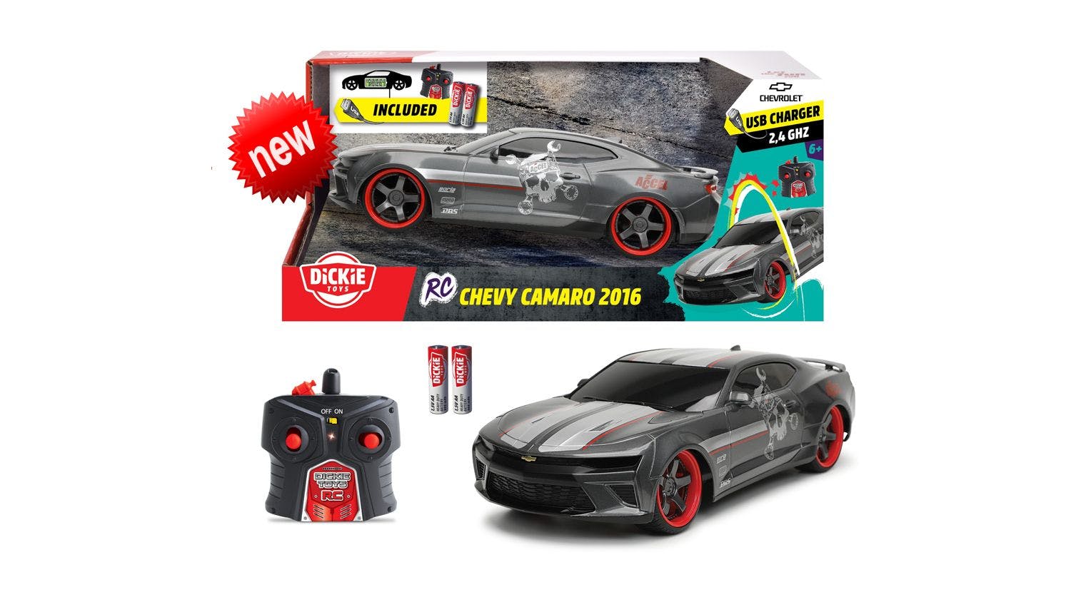 Dickie RC 1:16 Chevy Camaro 2016