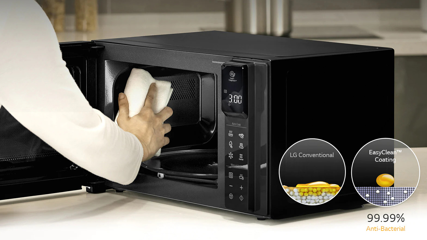 lg 42l neochef smart inverter microwave blk