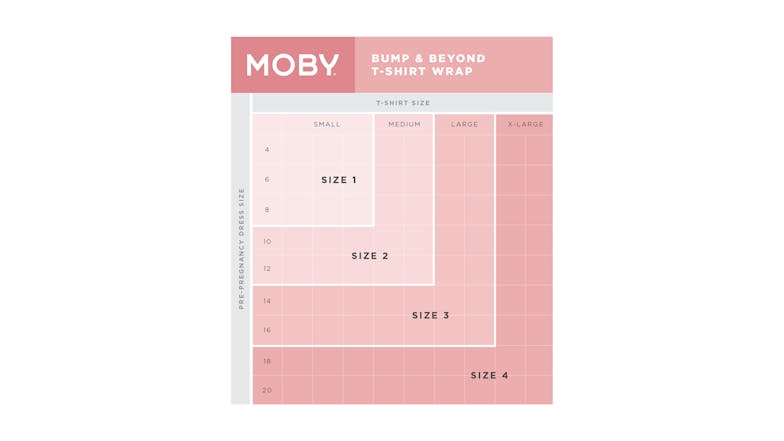 Moby Bump & Beyond T-Shirt Wrap - Size 1