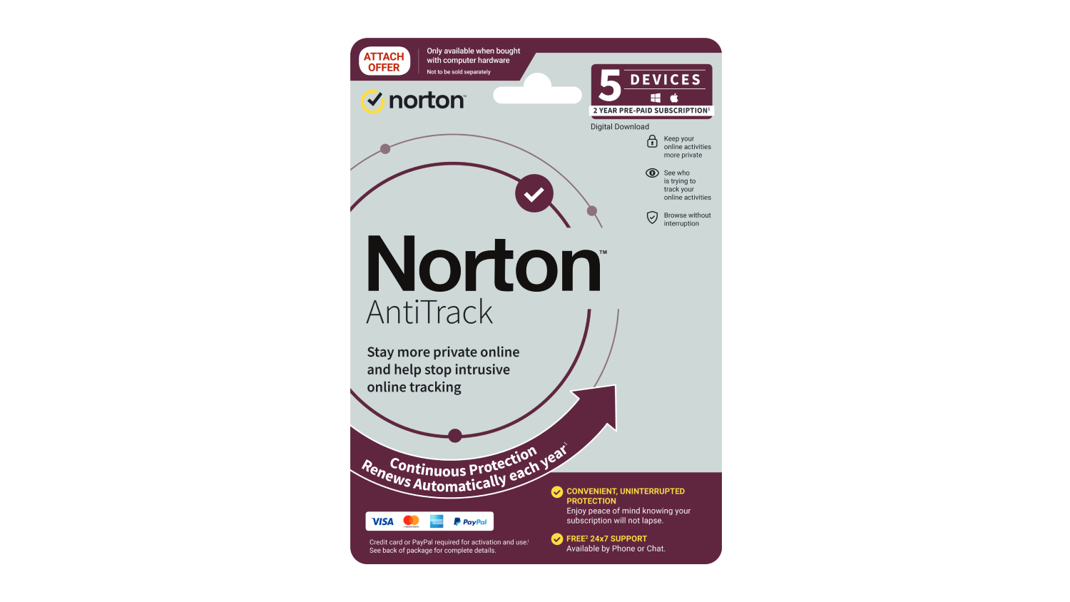 Norton Antitrack - 5 Device 24 Months