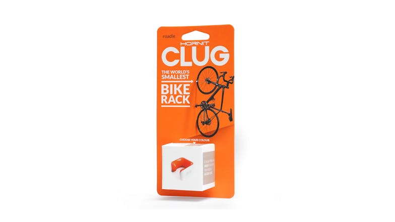 Clug Roadie Bike Stand - White/Orange