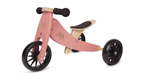 Kinderfeets Tiny Tot 2 In 1 Tricycle & Balance Bike - Coral