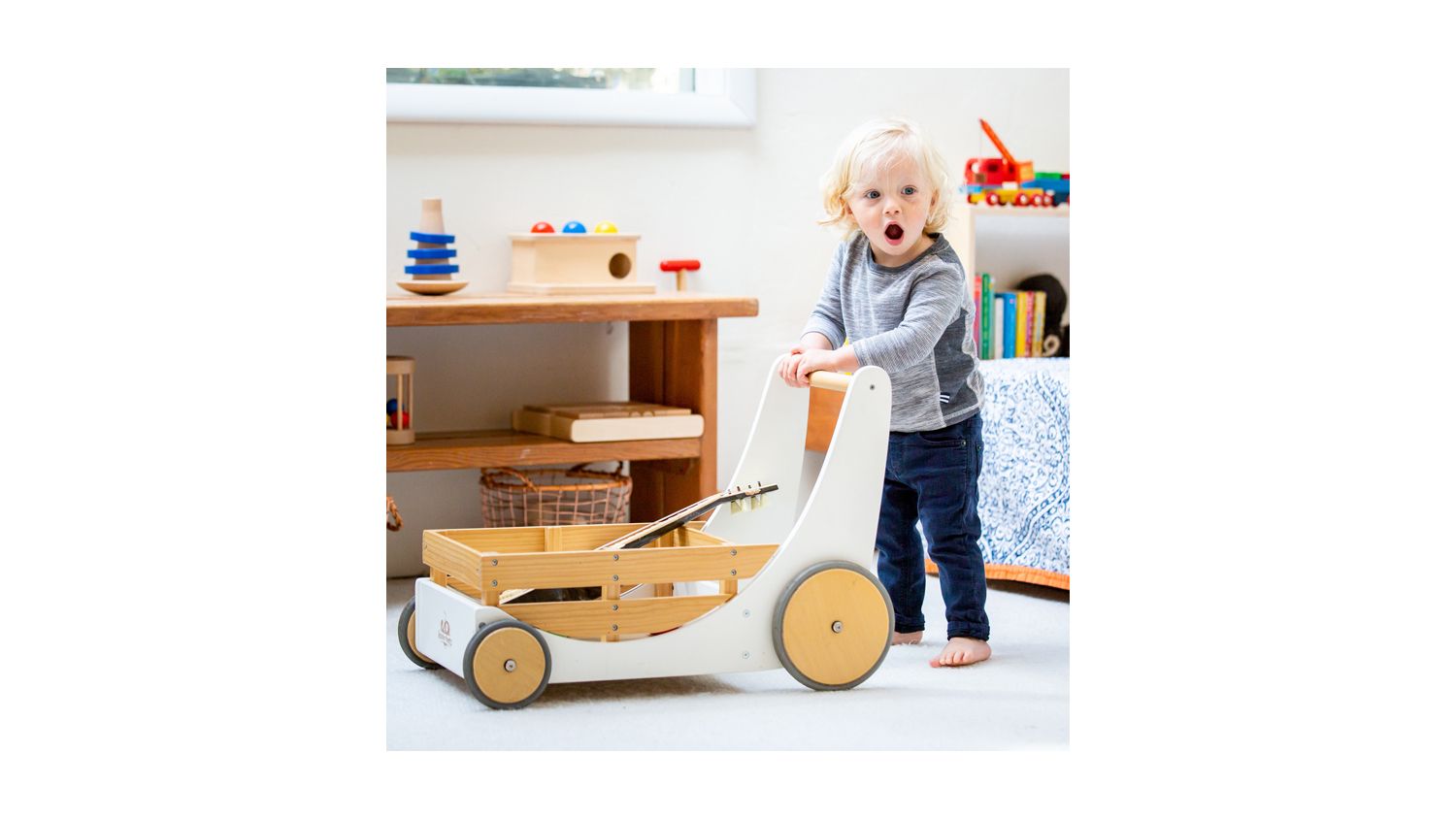 Kinderfeets Cargo Walker - White