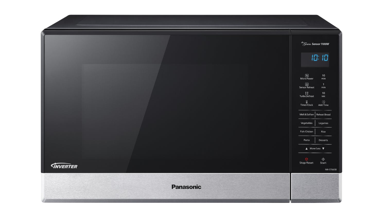Panasonic NN-ST45KW Inverter Mikrowelle, 32 Liter, 1000 W, Turbo Defrost  5025232893737