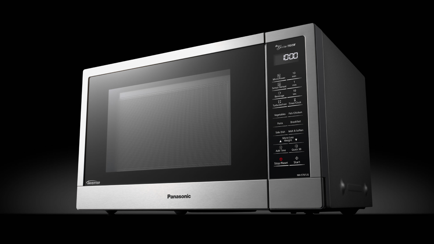 Panasonic 32L Genius Sensor Inverter 1100W Microwave Stainless Steel