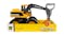 John Deere Toy 38cm Big Scoop Excavator - Yellow