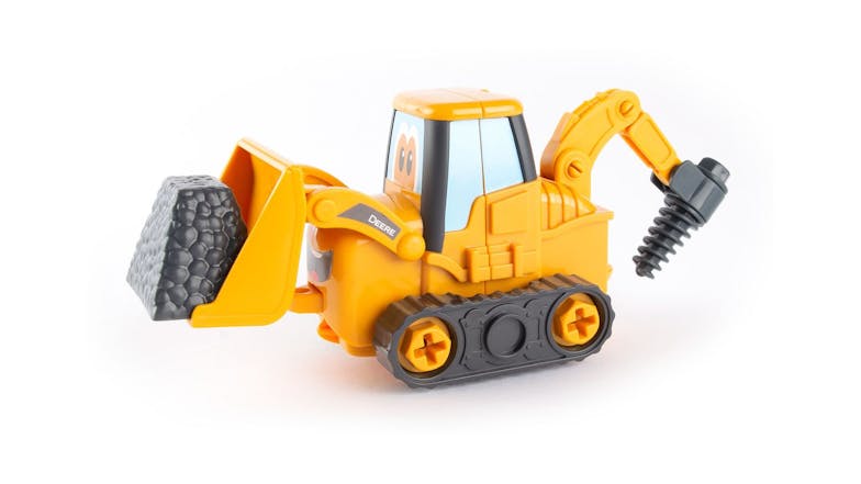 John Deere Toy Build A Buddy Construction Backhoe Loader