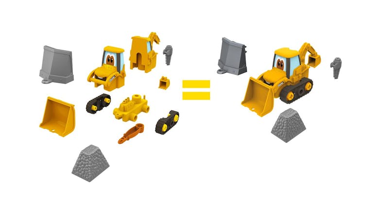 John Deere Toy Build A Buddy Construction Backhoe Loader