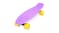 Xootz PP Plastic Deck Skateboard - Purple