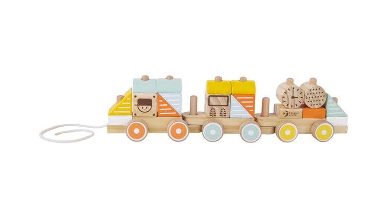 Classic World Pull Train Pastel