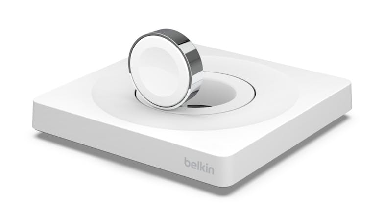 Belkin Boost Up Charge Portable Fast Charger for Apple Watch with MagSafe - White