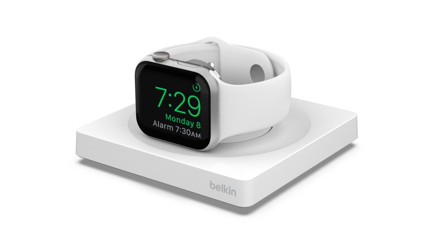 Belkin Boost Up Charge Portable Fast Charger for Apple Watch with MagSafe - White