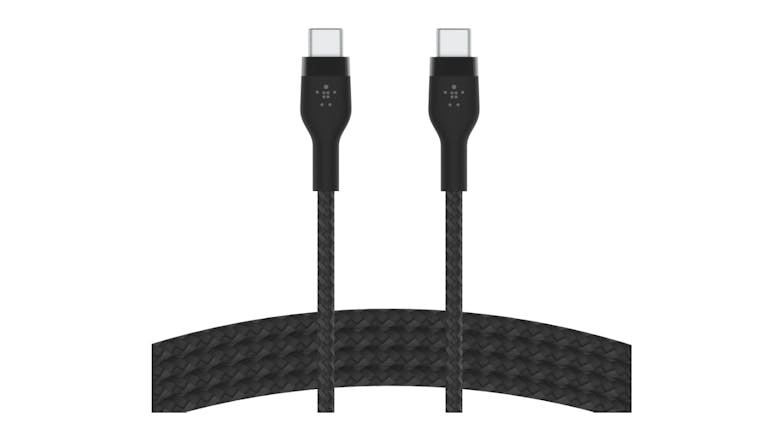 Belkin USB-C to USB-C Flex Braided Cable 1m - Black