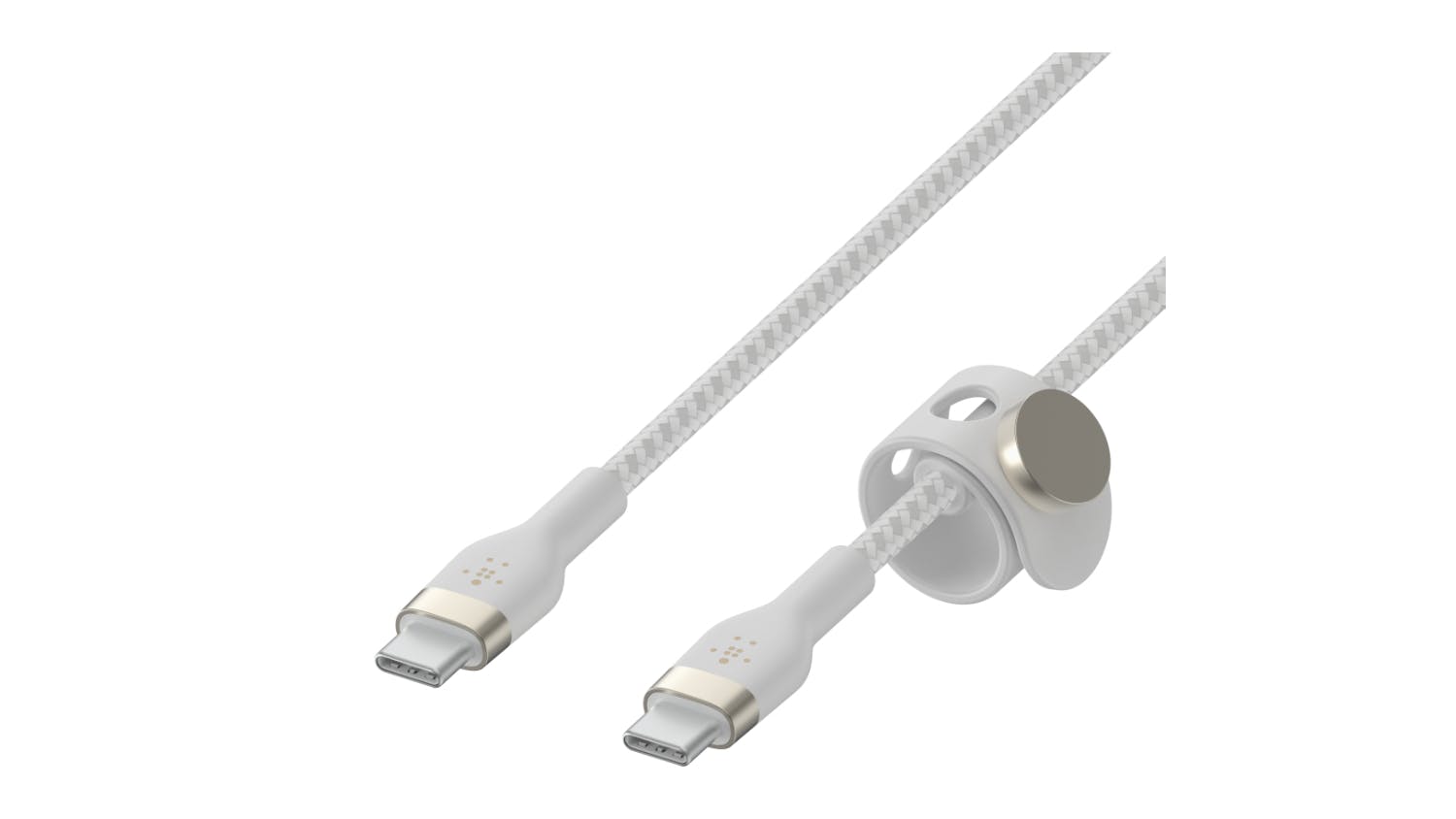 Belkin USB-C to USB-C Flex Braided Cable 1m - White