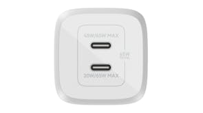 Belkin Boost Up Charge Pro Dual USB-C 65W Wall Charger - White
