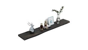 Acacia Floating Shelf 1200 x 250 - Espresso