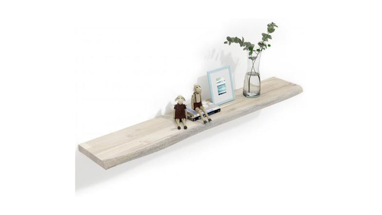 Acacia Floating Shelf 900 x 250 - Organic White