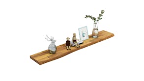 Acacia Floating Shelf 1524 x 254 - Golden Teak