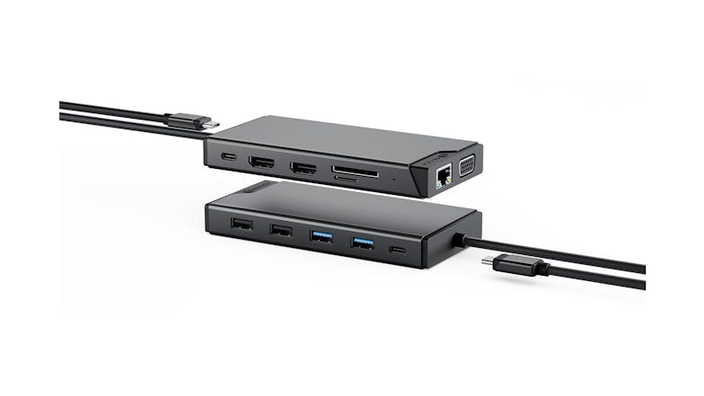 Alogic MV2 USB-C 12-in-1 Dual Display Mini Docking Station
