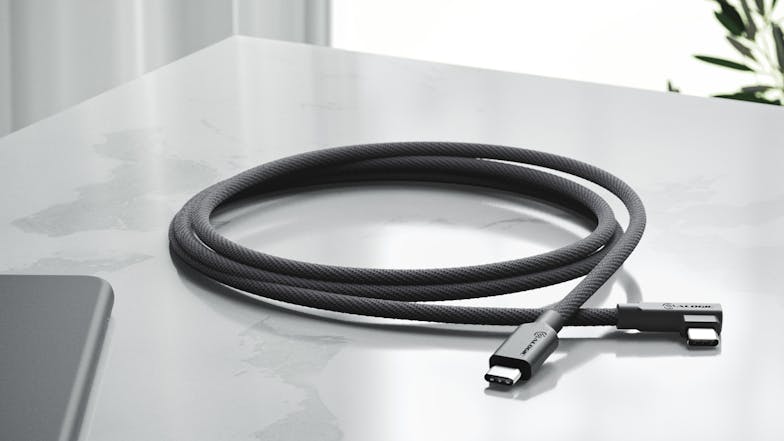 Alogic Elements Pro Right Angle USB-C to USB-C Cable - 1m