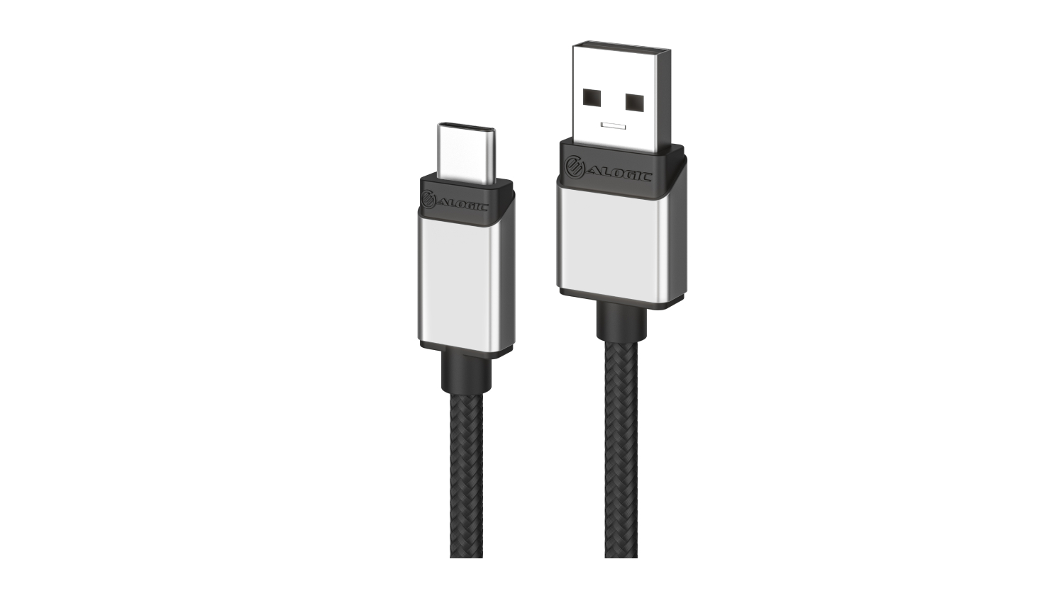Alogic Ultra Fast Plus USB-C to USB-A 2.0 Cable 2m - Space Grey