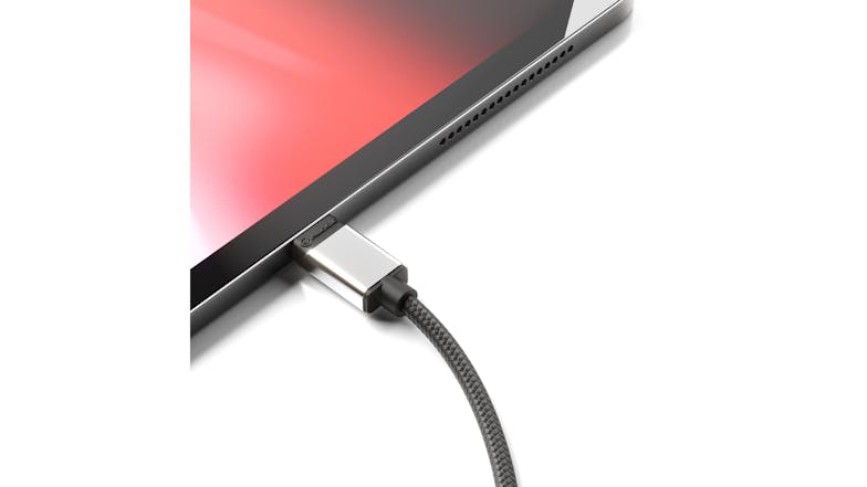 Alogic Ultra Fast Plus USB-C to USB-A 2.0 Cable 2m - Space Grey