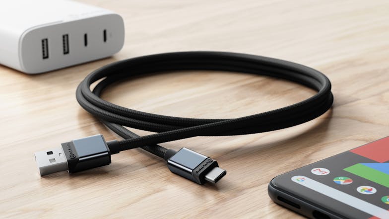 Alogic Ultra Fast Plus USB-C to USB-A 2.0 Cable 2m - Space Grey