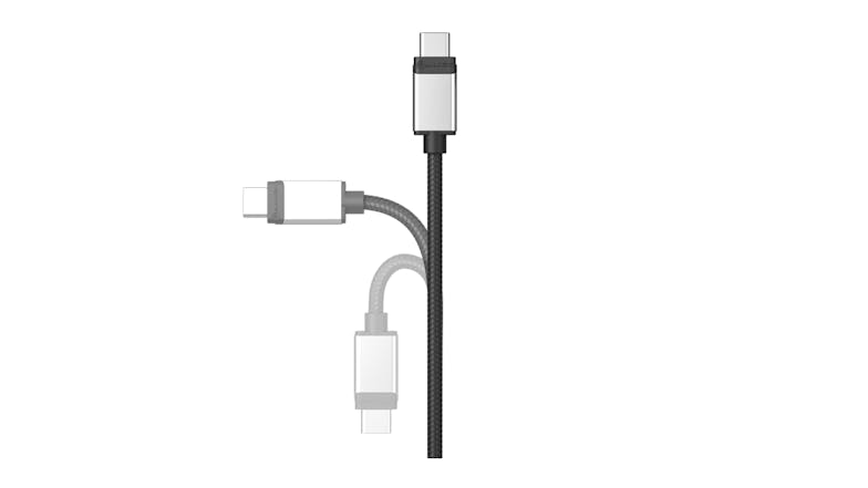 Alogic Ultra Fast Plus USB-C to USB-A 2.0 Cable 2m - Space Grey