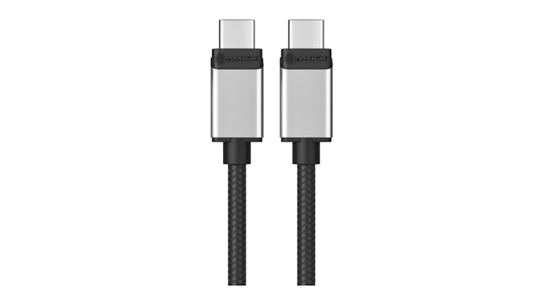 Alogic Ultra Fast Plus USB-C to USB-C 2.0 Cable 1m - Space Grey