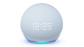 Amazon Echo Dot (5th Gen) with Alexa & Clock - Cloud Blue