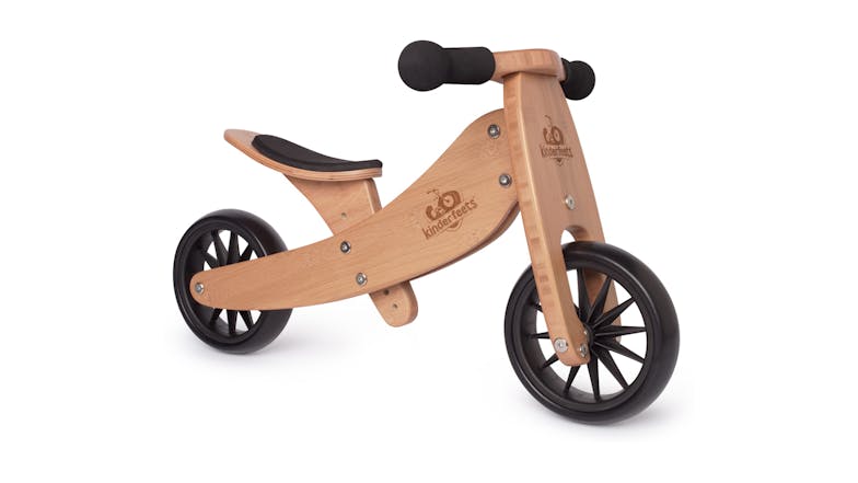Kinderfeets Tiny Tot 2 In 1 Tricycle & Balance Bike - Bamboo