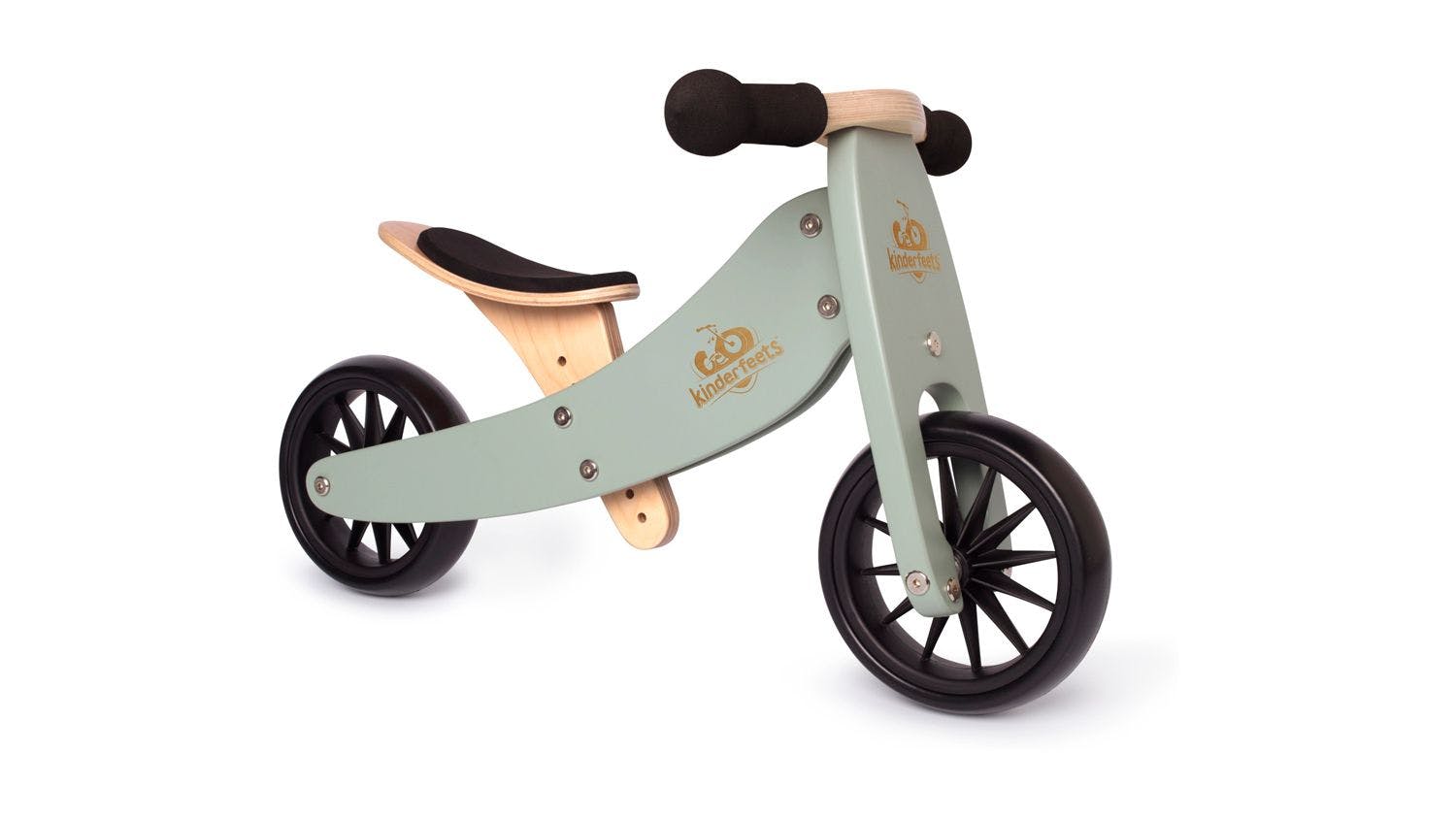 Kinderfeets Tiny Tot 2 In 1 Tricycle & Balance Bike - Sage