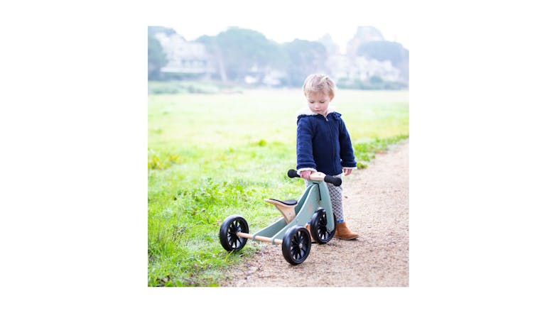 Kinderfeets Tiny Tot 2 In 1 Tricycle & Balance Bike - Sage