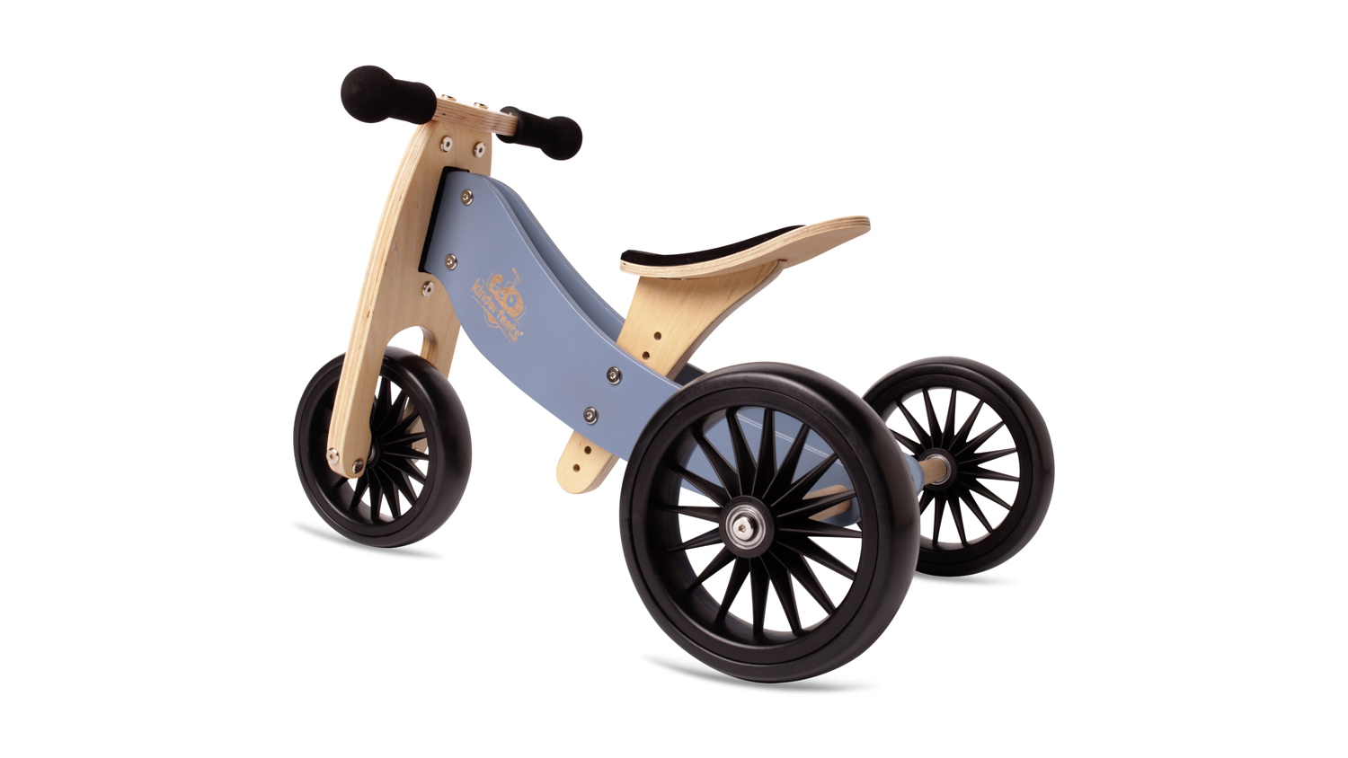 Kinderfeets Tiny Tot Plus 2 In 1 Tricycle & Balance Bike - Slate Blue