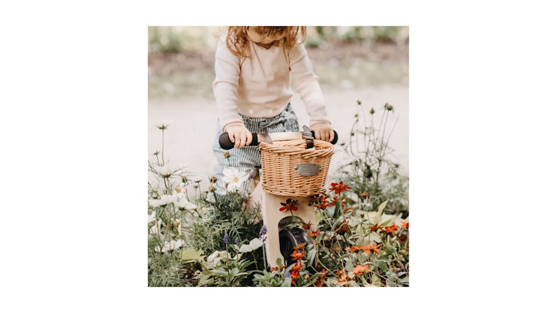 Kinderfeets Wicker Basket for Bike