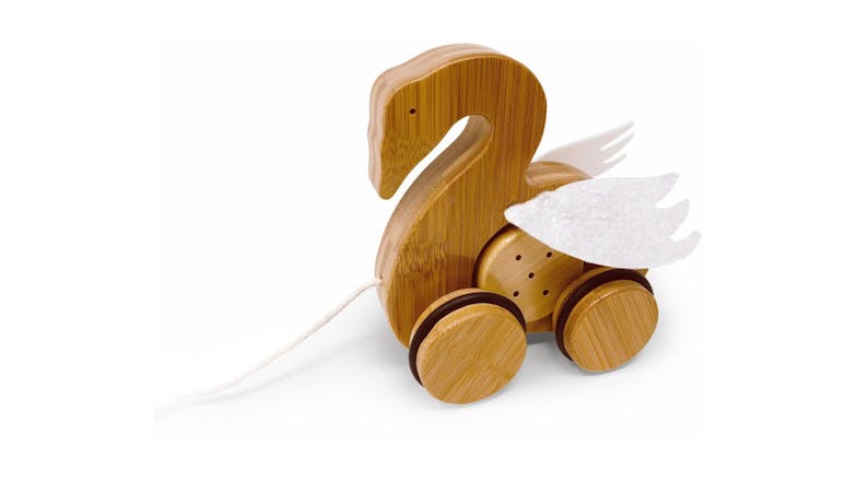 Kinderfeets Bamboo Push & Pull Swan