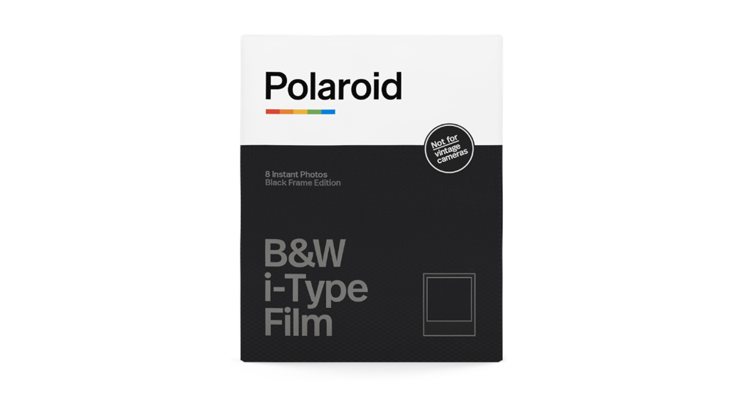 Polaroid B&W I-Type Film - Black Frame Edition | Harvey Norman New Zealand