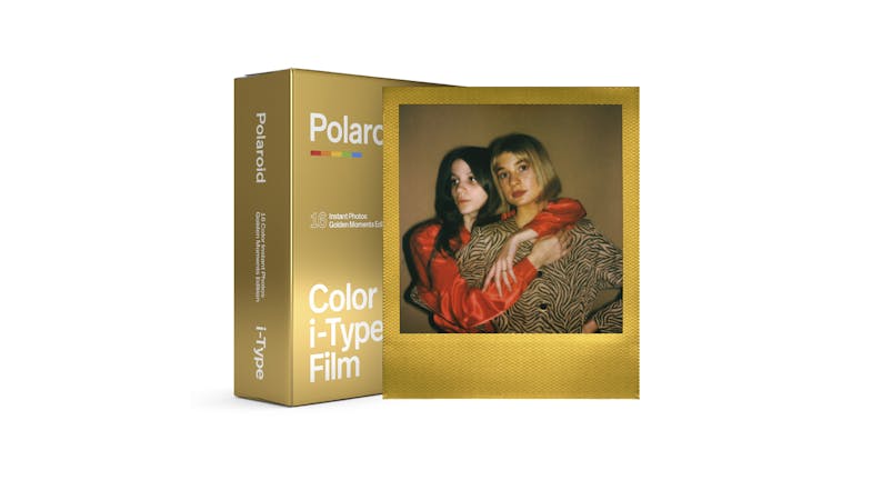 Polaroid Colour I-Type Film Double Pack - Golden Moments Edition ...