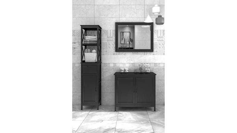 Mia Bathroom High Cabinet Shelf - Anthracite