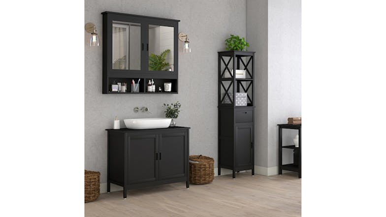 Mia Sink Base Cabinet - Anthracite