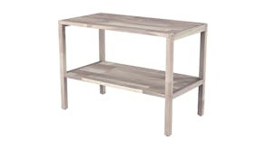 Holger Acacia Bench - Organic White