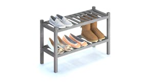 Holger Shoe Rack Solid Acacia - Grey