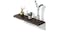 Acacia Floating Shelf 1200 x 250 - Espresso