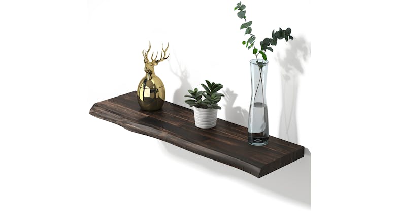 Acacia Floating Shelf 1200 x 250 - Espresso