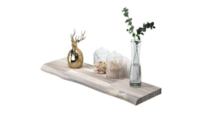 Acacia Floating Shelf 700 x 250 - Organic White