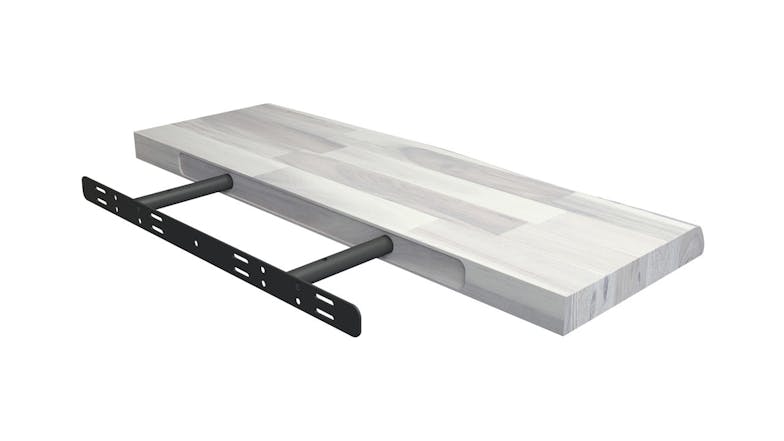 Acacia Floating Shelf 700 x 250 - Organic White