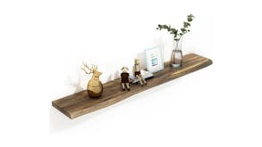 Acacia Floating Shelf 700 x 250 - Brown